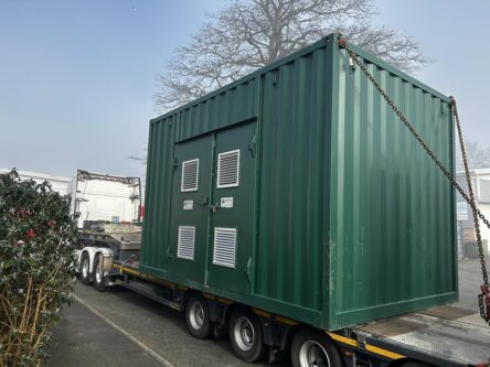 Transporting the Packaged Plant Room for Welburn Hall School North Yorkshire