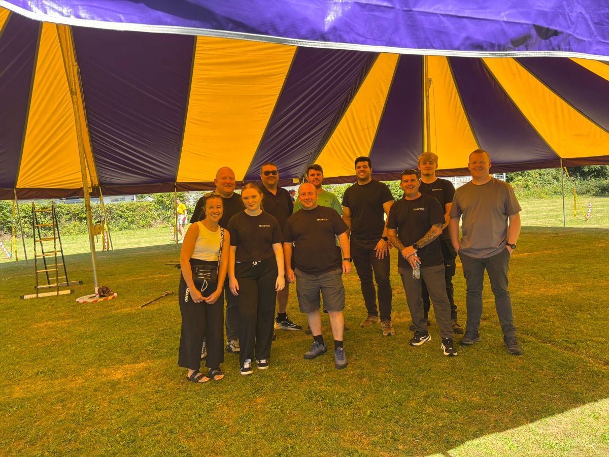 Building a circus tent for local school - BTR