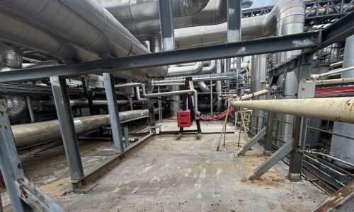 Site wide maintenance - Some of the outside spaces at Kronospan in Chirk where Kimpton are FM contractor
