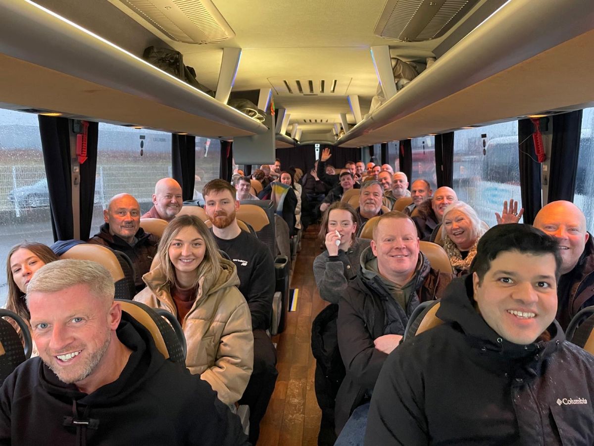 Kimpton Team in Brussels - On the Bus