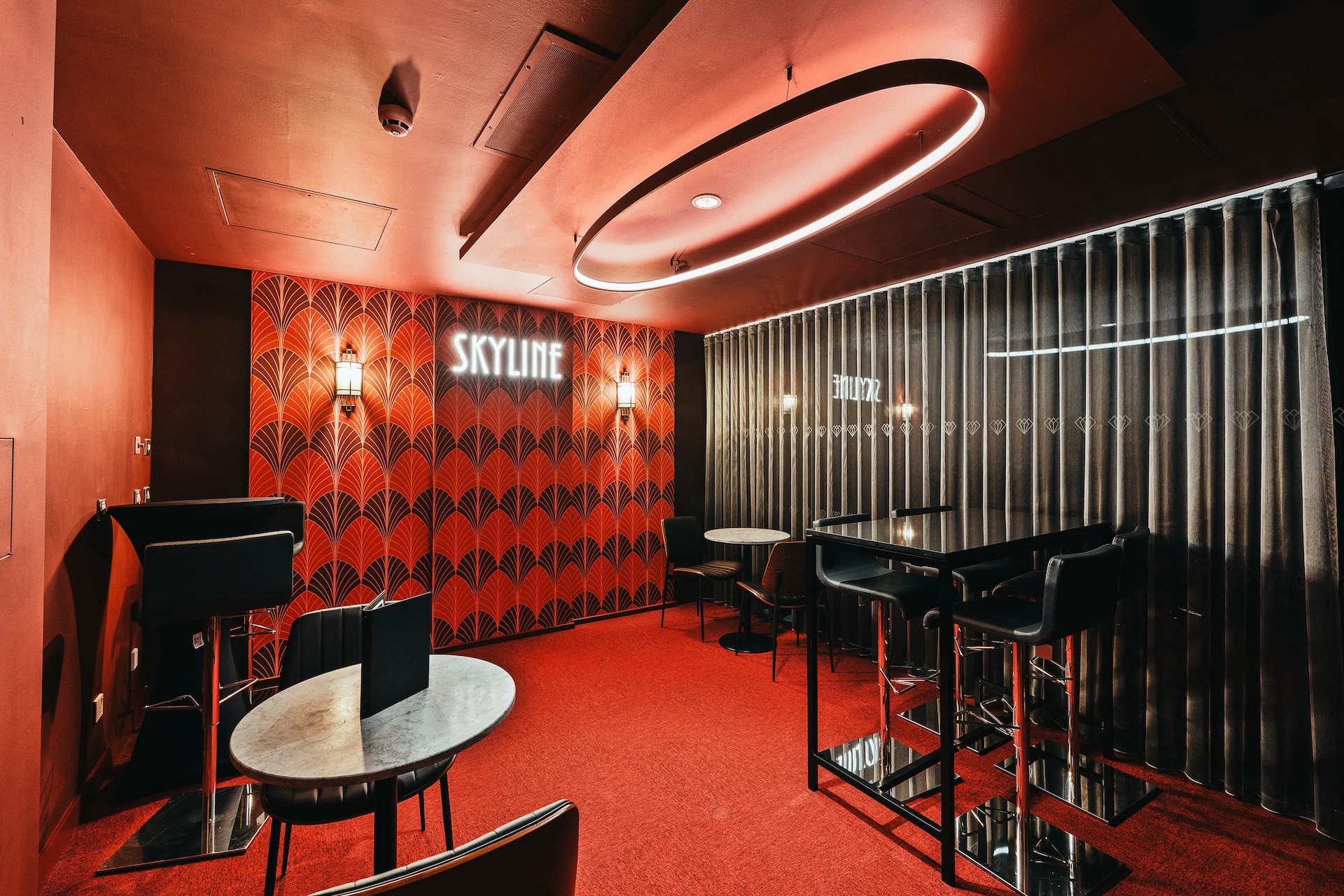 Alternate view of The Skyline Suite Experience at The M and S Bank Arena with fit out by Kimpton