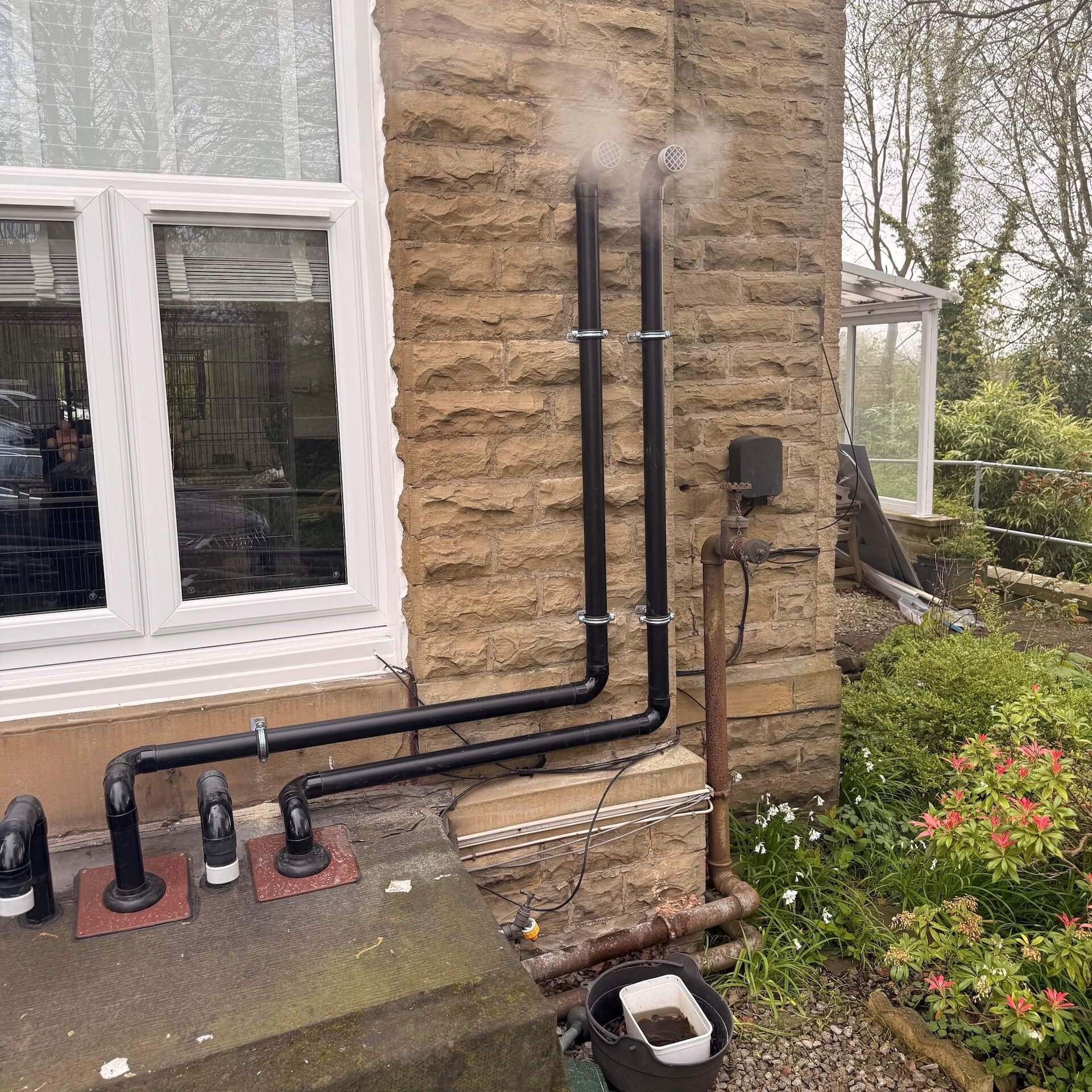 The new external flue system by Kimpton