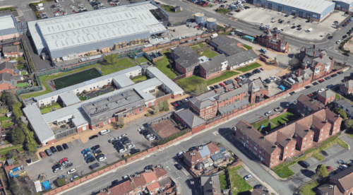 Rathbone Hospital Aerial View