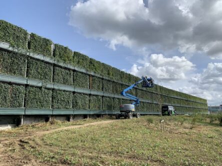 Acoustic Living Wall at DB Cargo 1